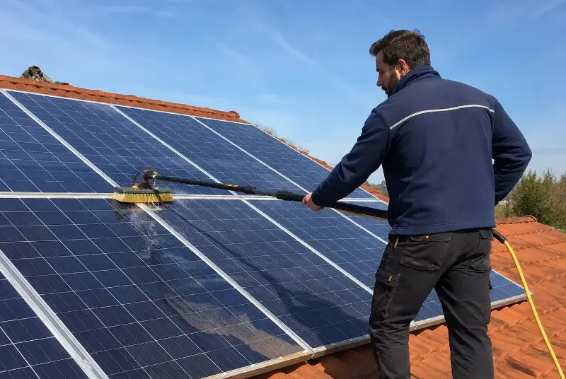 Nettoyage et entretien de panneaux solaires à Dingé