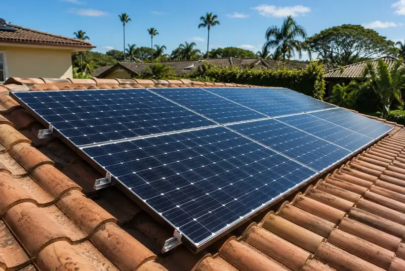 Installation de panneaux solaires à Dingé